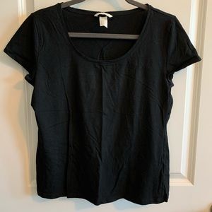H&M basic black tee
